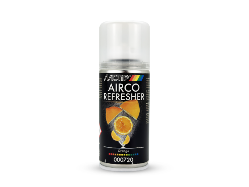 MOTIP Airco Refreshers Légkondicionáló (légkondi) tisztító és frissítő narancs illatú 150ml